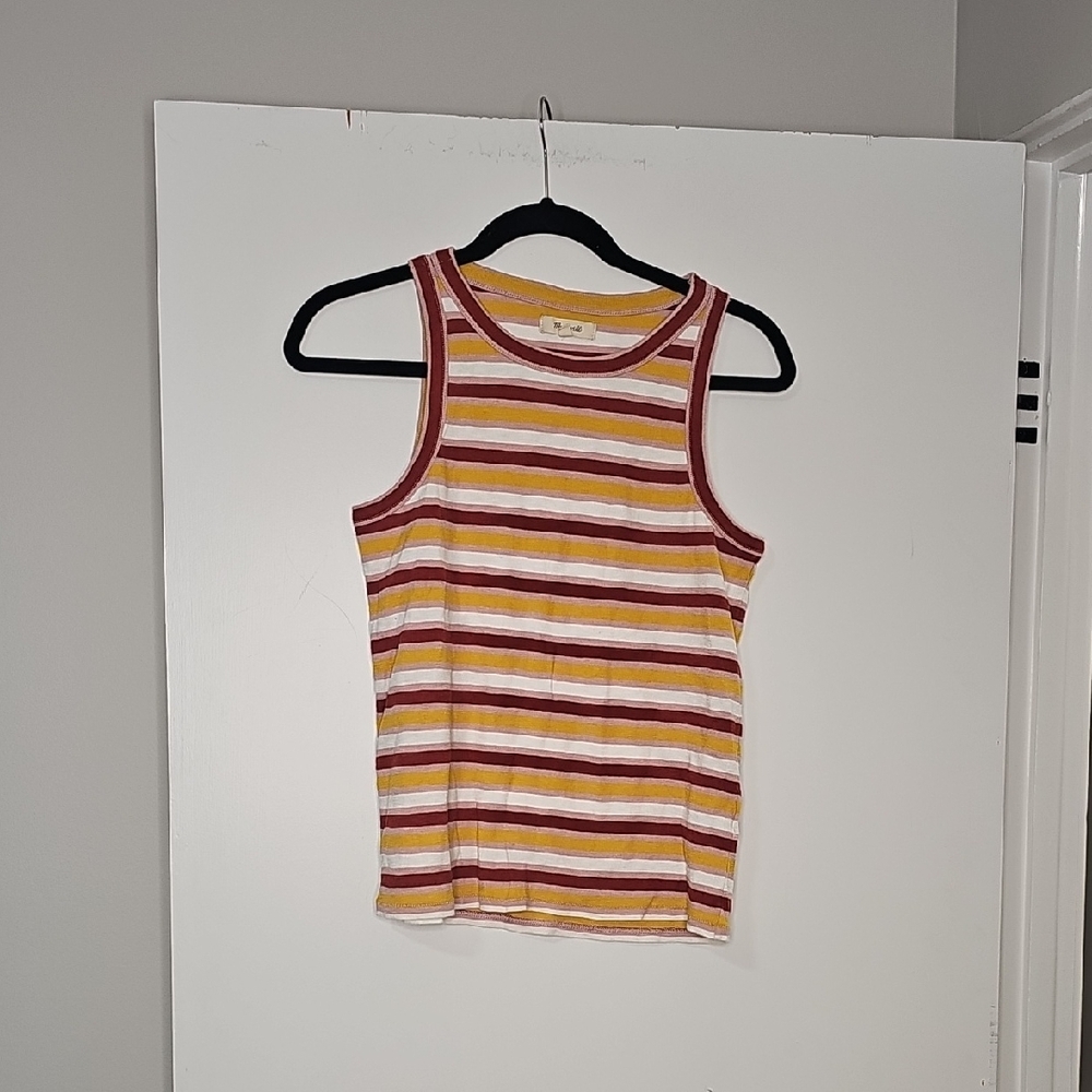 Madewell Multicolor Striped Knit Top